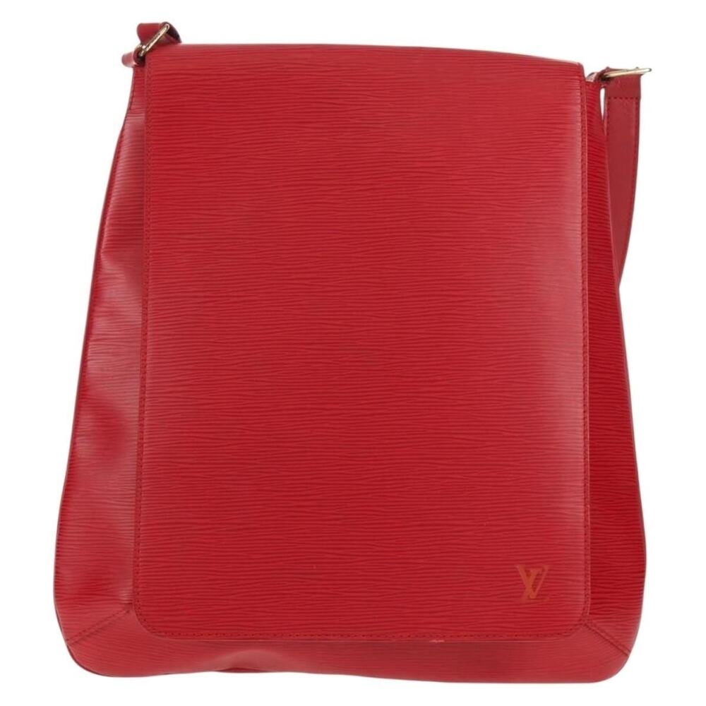 Louis Vuitton Epi Musette Shoulder Bag Spo Red